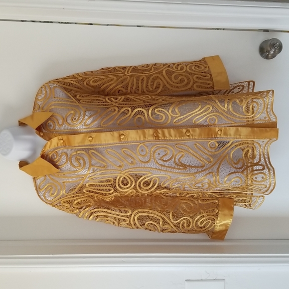 Italian Silk Lace Blouse.
